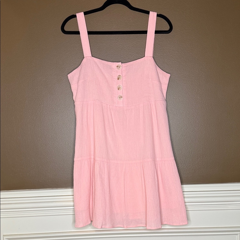 Pink Lily Peach Sleeveless Dress